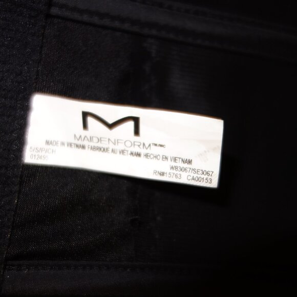 Maidenform Waist Corset Black Floral - size S - Never Worn - Picture 2 of 5